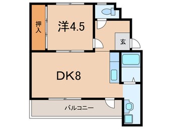 間取図 ドミールサニー緑町１号棟