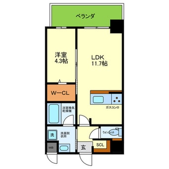 間取図 ブループラス針中野