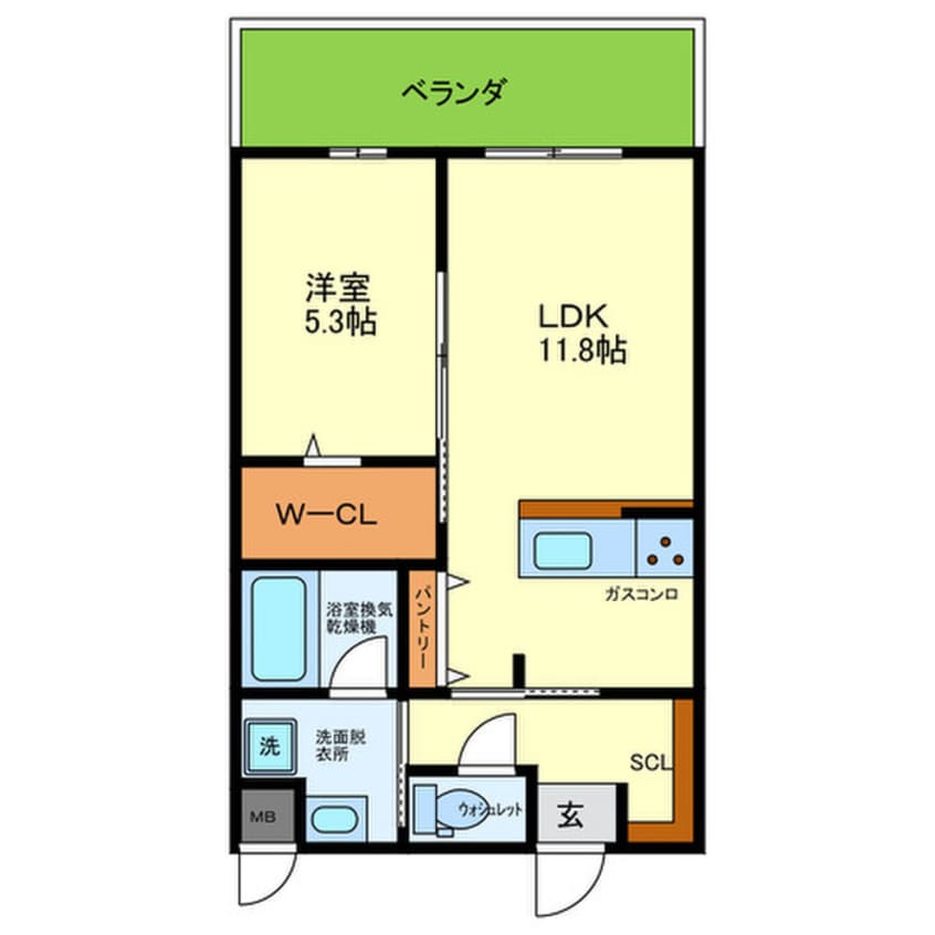 間取図 ブループラス針中野