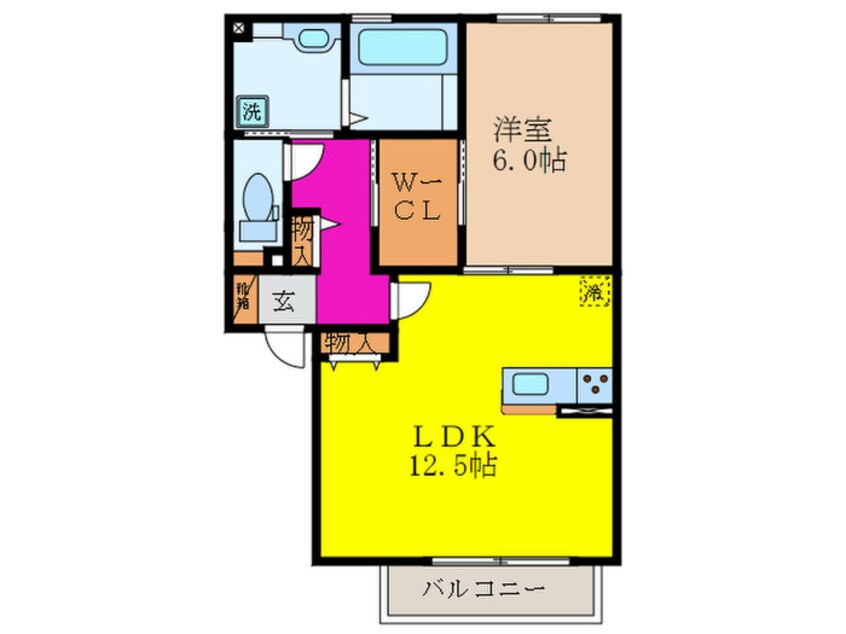 間取図 ラフィーネ徳庵