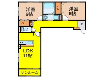 間取図 メゾンジョイ宝塚