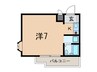 ジョイフル御影 1Kの間取り
