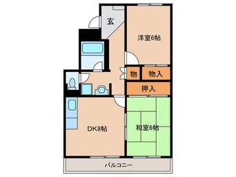 間取図 京阪四ノ宮アバンギャルド