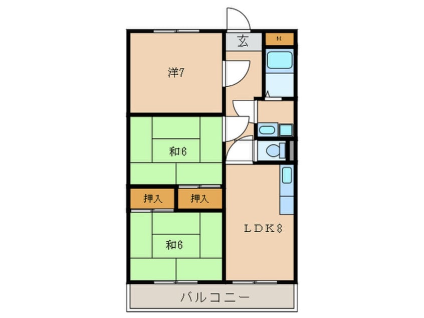 間取図 第２井住ビル