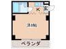 ミタカホ－ム７番（コ－ポ西脇） 1Rの間取り