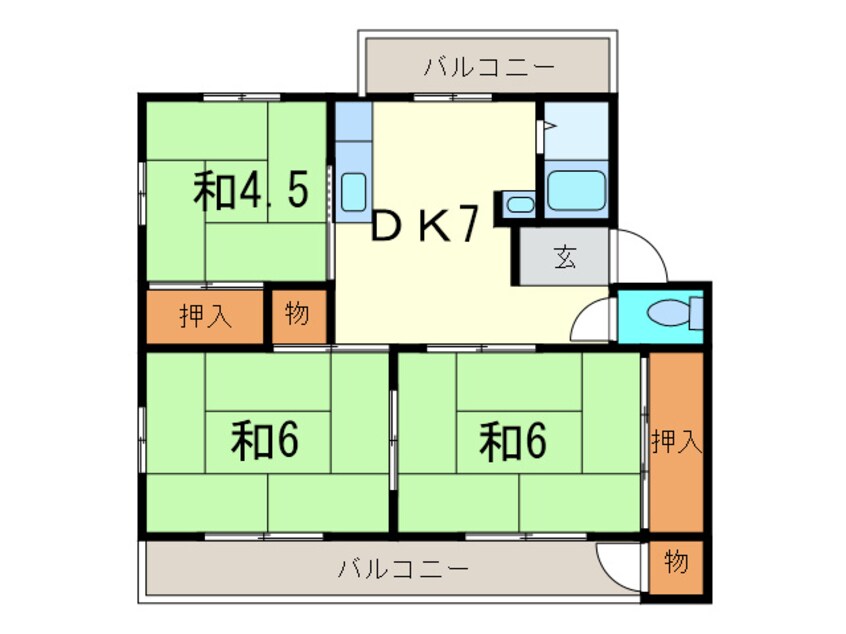 間取図 第三西宮マンション