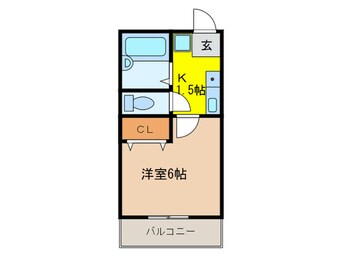 間取図 ソレイユ花屋敷