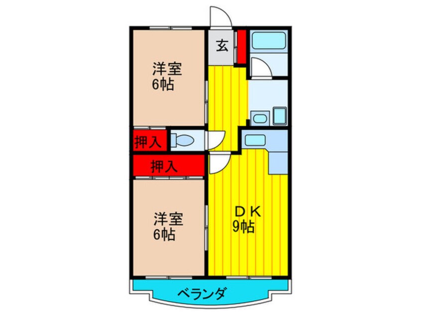 間取図 グランドヒル水橋