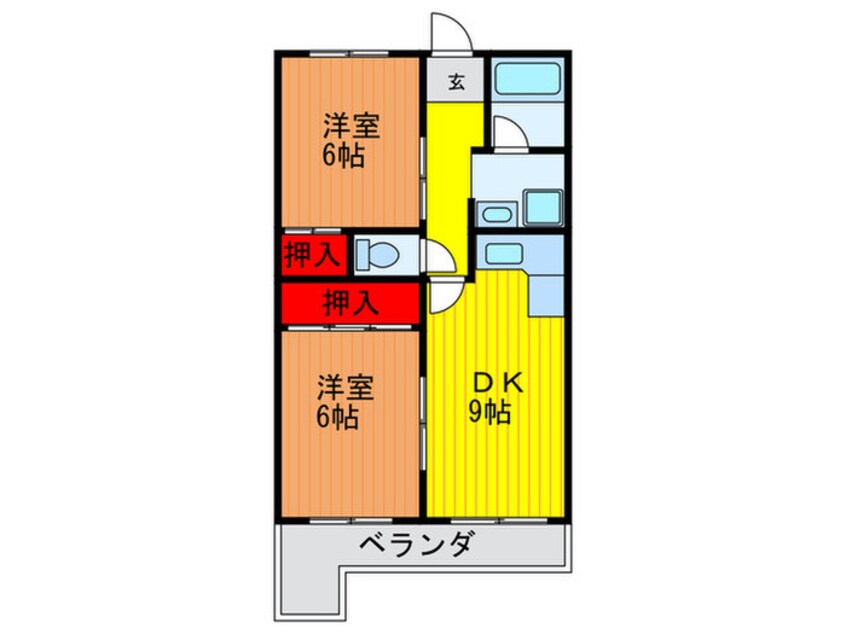 間取図 グランドヒル水橋