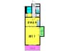 ウインドバリー２番館 1DKの間取り