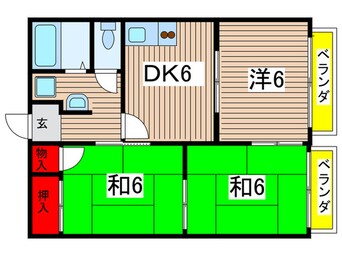 間取図 ファミール若宮