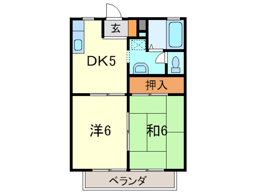 間取図 カーサ・ピネータ