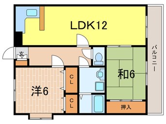 間取図 エルシャ香櫨園