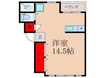 間取図 プラットホーム上穂積Ⅱ