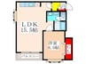 ディオメゾンショウエイＡ 1LDKの間取り