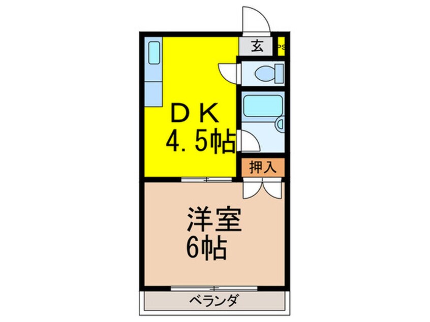 間取図 清洲プラザ湯里