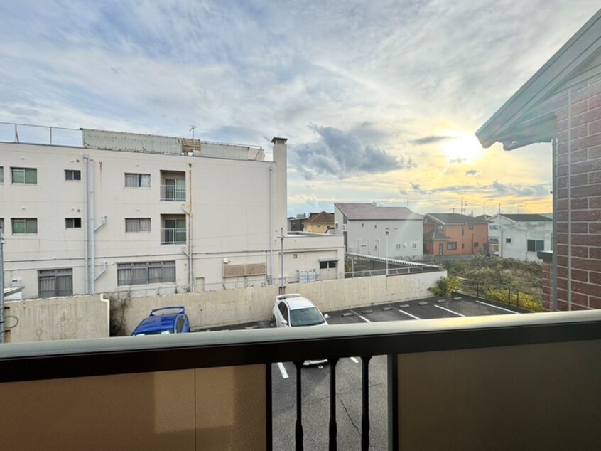 室内からの展望 フローラ山の下