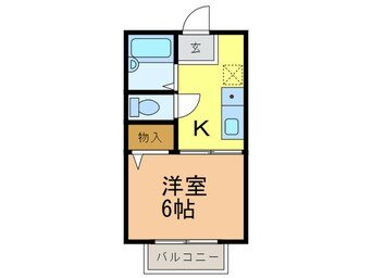 間取図 サングリーン別府