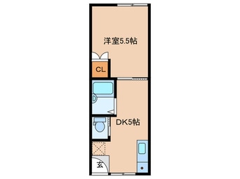 間取図 西原コーポ
