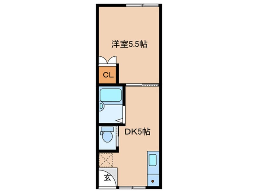 間取図 西原コーポ