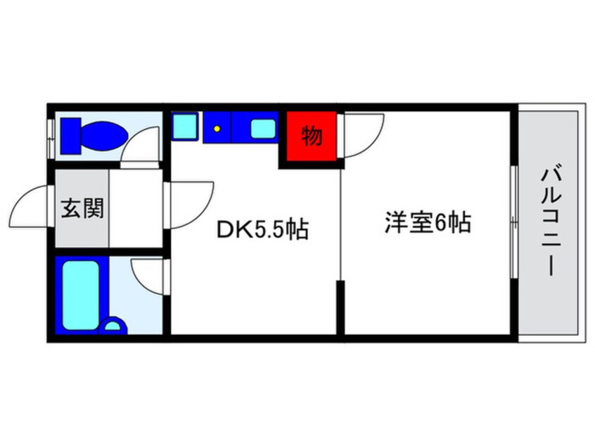 間取図 デルフィナス２９