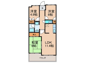 間取図 エクセレント今川