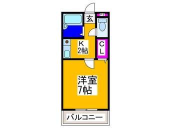間取図 コスモ