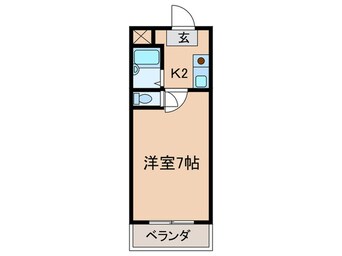 間取図 ロイヤルクリヨン