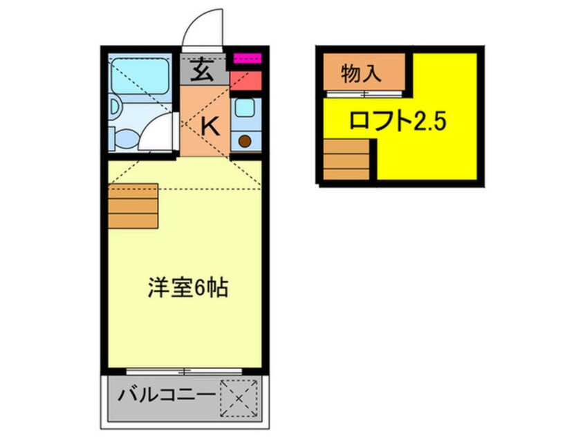 間取図 コウシンロフト