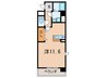 サンハイツ大島 1Rの間取り