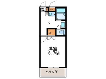 間取図 プレジール笹川