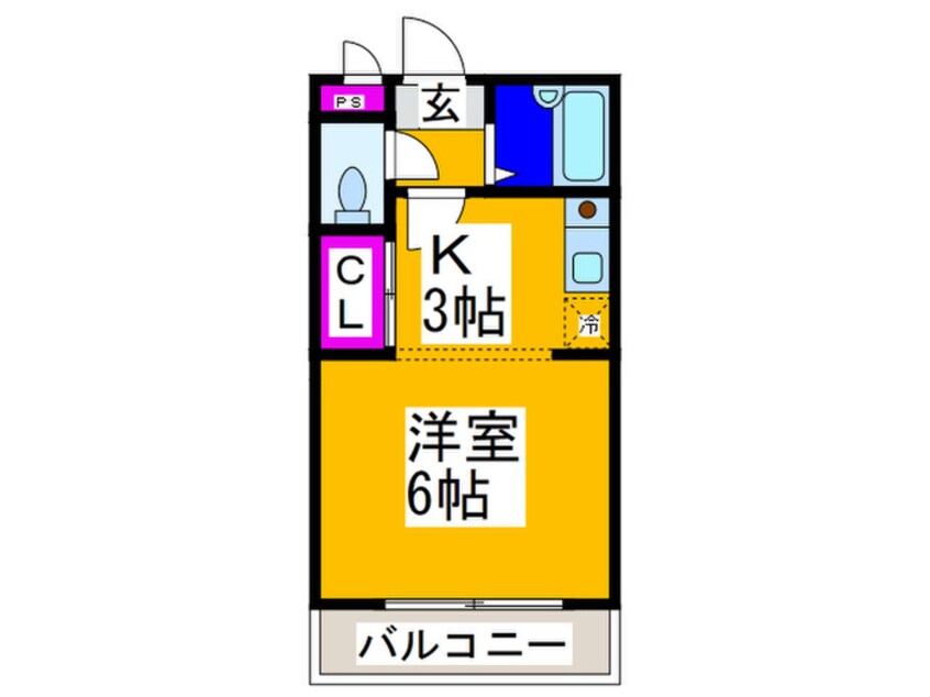 間取図 南風マンション