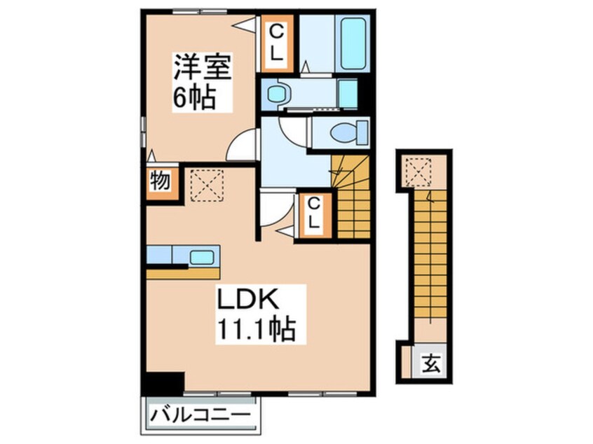 間取図 メゾン　ジャスティスＢ