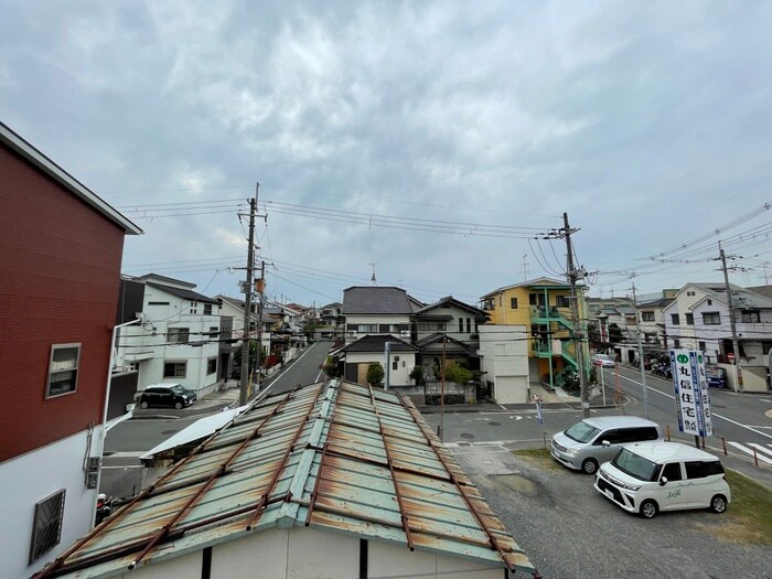 室内からの展望 エバ－グリ－ン