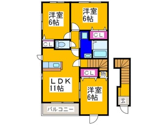 間取図 フェリ－チェ太子