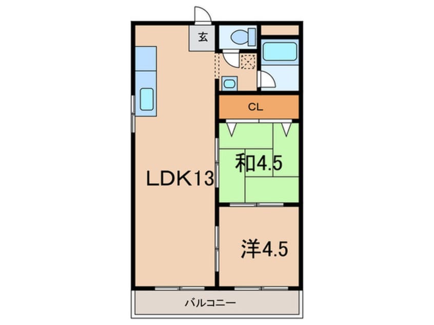 間取図 メゾンブランシュ