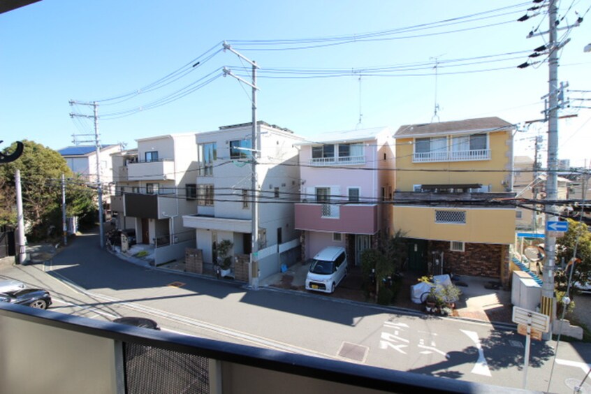 室内からの展望 パセオ豊中本町