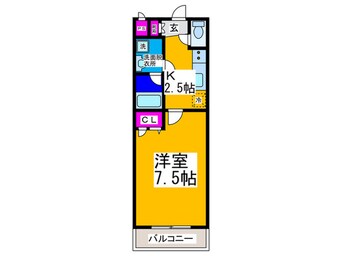 間取図 フジパレス初芝駅南Ⅲ番館