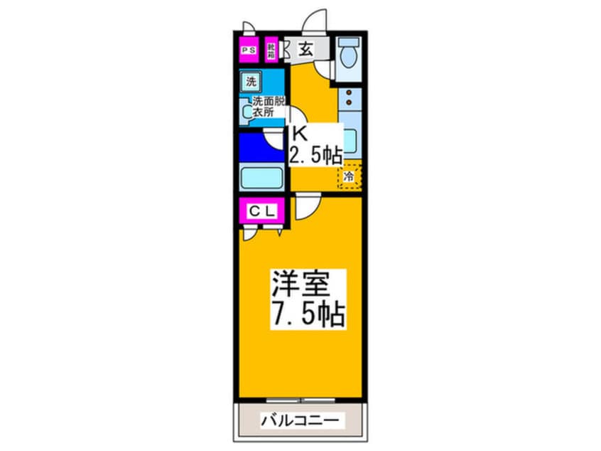 間取図 フジパレス初芝駅南Ⅲ番館