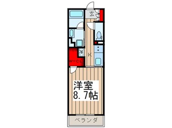 間取図 パークアクシス心斎橋