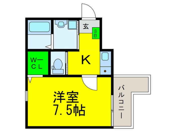 間取り図 グレイスヘーベル西田辺