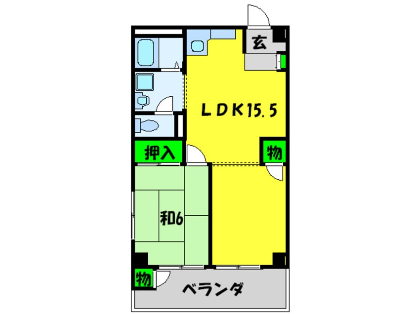 間取図 玉出プラザⅠ