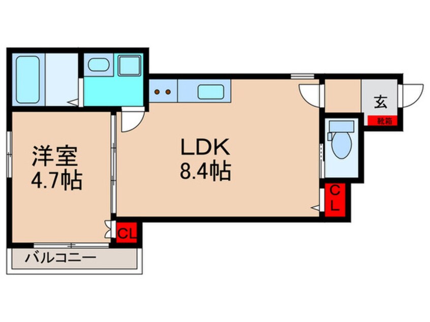 間取図 グローリア西昇