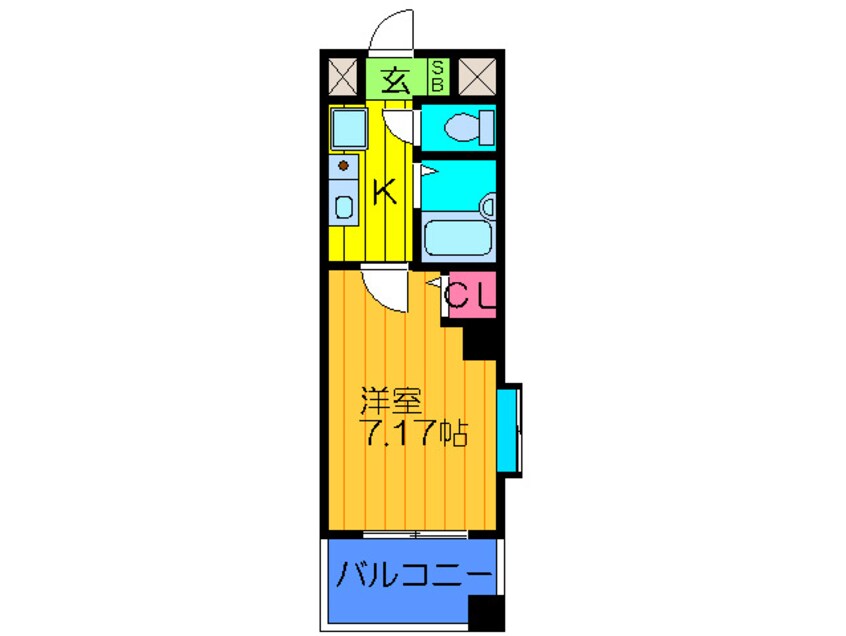 間取図 メリックビル