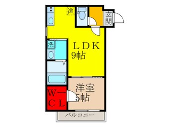 間取図 フジパレス弥刀駅東