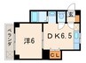 カ－サ大森 1DKの間取り