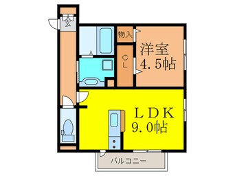 間取図 アミティコート茨木