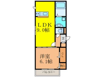 間取図 アミティコート茨木