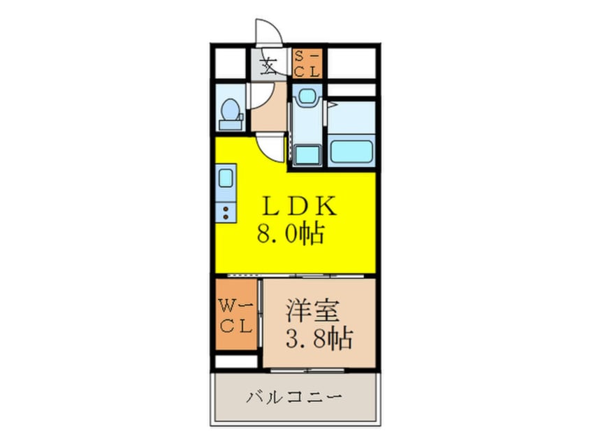 間取図 セレニテ新大阪カルム