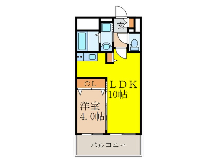 間取図 セレニテ新大阪calme